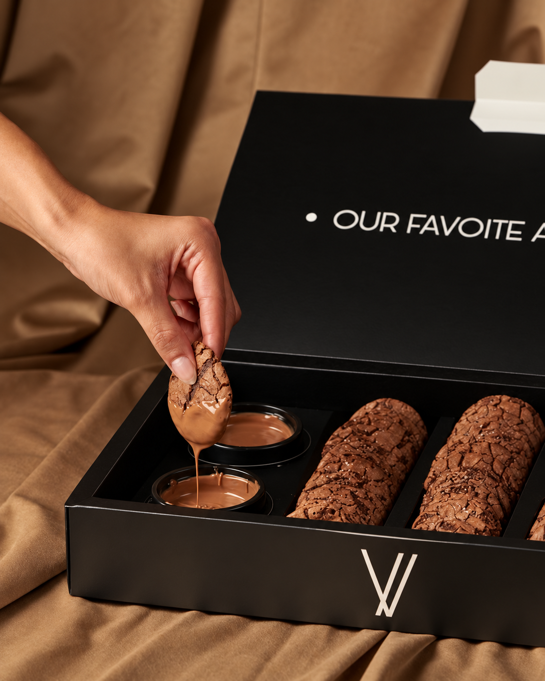 VÌCIO cookies and chocolate dip