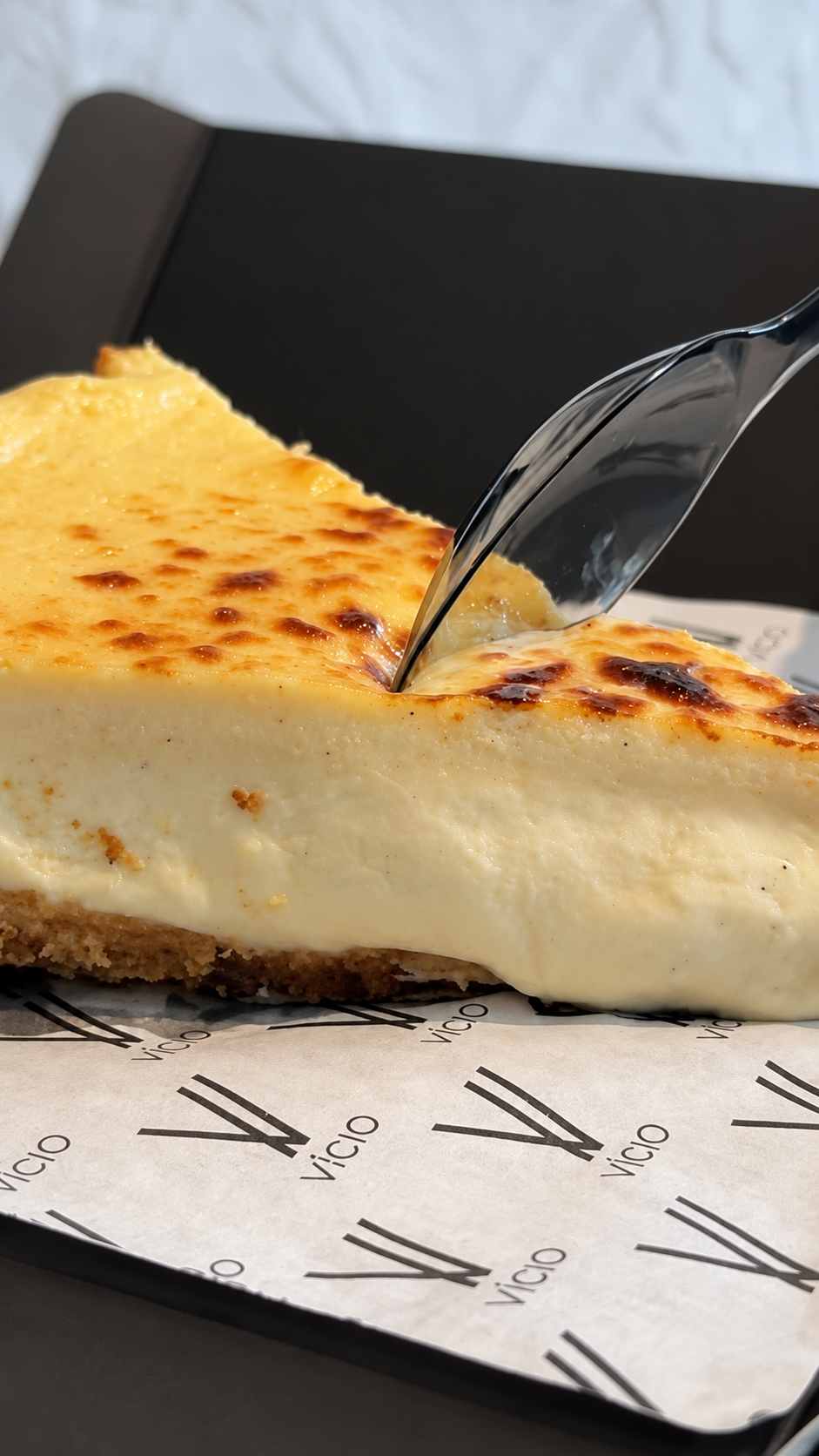 VÌCIO Madrid cheesecake